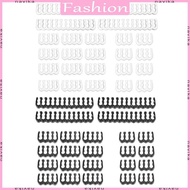 NAV 24 Pieces  Set 24-pin x 4 8-pin x 12 6-pin x 8 for 3 mm up to 3 4 mm 0 13inch- White Black