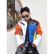 Jacket leather crop top 2zip jacket KELSHOP