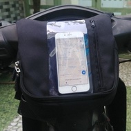 Motorcycle Head Bag, Handlebar Hanger to Prevent Phone Loss, Watch Google Map, Convenient Storage