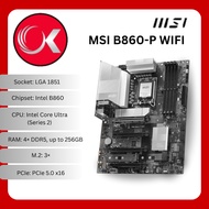 MSI B860-P WIFI LGA 1851 Intel B860 DDR5 WiFi Motherboard PCIe 5.0 x16