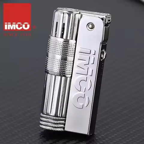Original IMCO Lighter Old Flint Lighter Windproof Stainless Steel Cigarette Petrol Oil Lighter Infla
