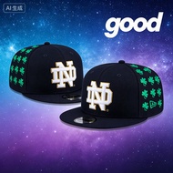 Men's Notre Dame Fighting Irish  Sticker Helmet 9FIFTY Snapback.-black multi-color embroidered  Sun 