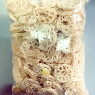 Keropok Mawar putih (keropok mentah)