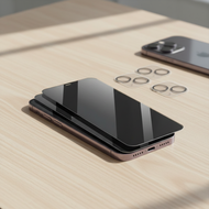 61,iPhone 17/16/15/14/13/12/11 Pro Max XR  Pelindung Skrin 6 dalam 1 dan Filem Lensa Kamera untuk iP