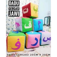 Mommy Happy - Greeniah Jawi Giant Dice 20x20cm | 6 Jawi Learning Dice