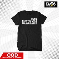 KATUN Status Code 503 Service Unavailable Unisex T-Shirt - IT Programmer T-Shirt Made of 100% Genuin