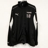 二手PUMA運動外套/球衣，黑色，XL碼