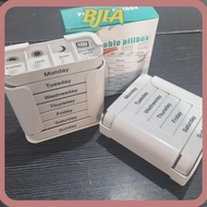 ❁BJA❁ Separate Pill , Slots Plastic Medicine Box, Portable Large 7-Day 28 drawer Slots Pill Containe