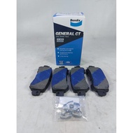 Mazda CX5 CX-5 Rear Brake Pads BENDIX DB2227 GCT best