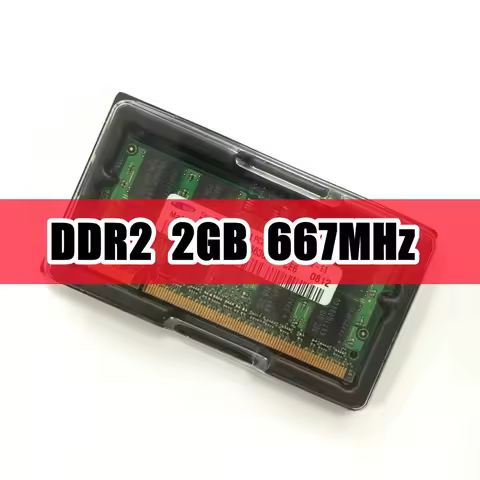 Original Chipset 2GB DDR2 PC2 5300 667Mhz 2RX8 Laptop Memory 2G PC2-5300S DDR2 667 MHZ 200pin Notebo