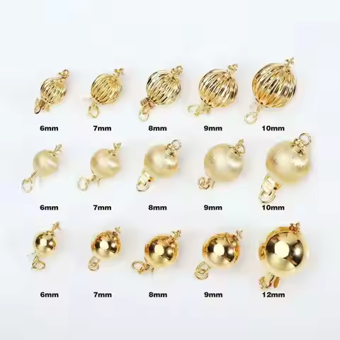 High Quality On Sale Sinya Pearl Necklace Connector Lock Au750 Au585 Fine Jewelry DIY Accessories Pu