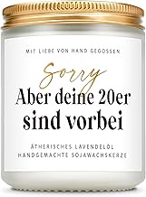 30th Birthday Women Scented Candle with Saying