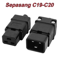 IEC C20 Male Jack Socket Power Connector C19 Female - C20 MALE 250V 16A