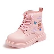 No.22 Bốt Cho Bé Gái Cổ Ngắn Boot Bé Gái Cổ Cao In Hình Công Chúa Cao Cấp Cho Bé 3 đến 10 Tuổi