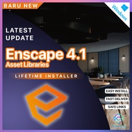 ✨ LATEST Enscape 4.1 + Asset Library | 💻  Windows | 🚀 Easy Install