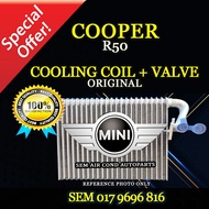 MINI COOPER R50 ORIGINAL COOLING COIL + EXPANSION VALVE (CAR AIRCOND SYSTEM) UNDER DASHBOARD