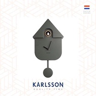荷蘭Karlsson, Modern Cuckoo 綠色搖擺布谷鳥掛鐘 (整點報時)