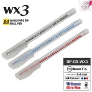 G'Soft Writemate WX3 | Gsoft Semi Gel Ink Ball Pen | Nano Tip 0.4mm