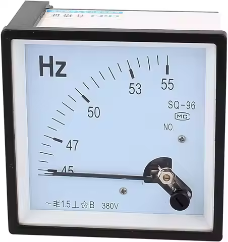 SQ-96 45-55Hz 380V 220V Frequency Measurement Panel Meter 96mm x 96mm