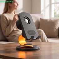 NEXUSNOVA Mobile Phone Stand, Adjustable 360° Portable Smart Bluetooth Speaker, Bluetooth Induction 