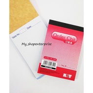 RWT ORDER CHIT BOOK SWCN-3523 / order chit / buku order / small size / 2 ply / carbonless / 50 sheet