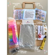 Clay Mirror DIY kit clay art/ DIY