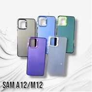 soft Case SAMSUNG A12. / M12 Case Clear hybrid IMB plate hologram slik