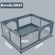 คอกกั้นเด็ก6ฟุต คอกเด็กขนาด6ฟุต คอกกั้นเด็ก คอกเด็ก สูง 65 cm คอกเด็กคอกกั้นเด็ก ระบายอากาศ มีประตู