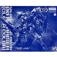 BANDAI PB MG 1/100 MOBILE SUIT GUNDAM GN-0000 GNR-010/XN 00R 00 XN-RAISER CLEAR COLOR
