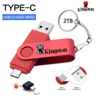 Kingston 2TB Flash Drive 2 In 1 OTG USB Type C/Micro Flash Drive 1TB Pendrive High Speed for Phone