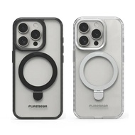 【Puregear 普格爾】 Apple iPhone 15 Plus PG冰鑽MS支架防摔保護殼 支架式 MagSafe支架