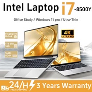 รับประกัน 3 ปี + COD ลายนิ้วมือปลดล็อคแล็ปท็อป Windows 11 Pro 15.6 นิ้วแล็ปท็อป Intel Core i7-8500Y