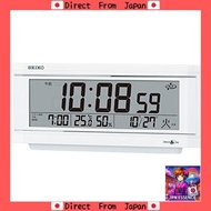 Seiko Clock, table clock, alarm clock, satellite radio wave, digital, calendar.