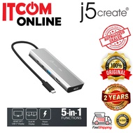 J5 CREATE JCD401 TYPE-C TO 1-4K HDMI/1-4K DISPLAY PORT/1-USB-C 3.2/1-USB3.2/1-PD3.0 100W ADAPTER