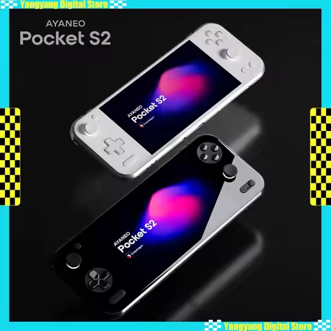 AYANEO Pocket S2 Pro Game Console 6.3Inch 2K IPS Screen Portable Consoles RGB TMR Joystick Hall-Effe