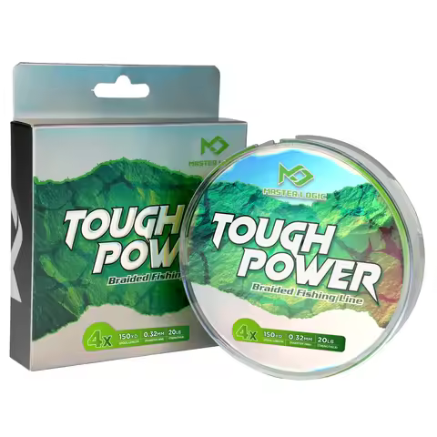 MASTER LOGIC 4x Braid Fishing Line Super Strong Wear Resistant 4-Strand Braid Multifilament Fishing 