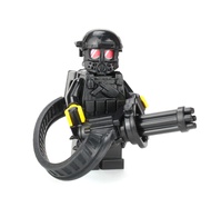 Custom Heavy Gunner Minigun Soldier Minifigure