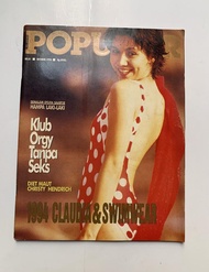 Majalah POPULAR No. 81 Oktober 1994 cover Claudia Hidayat