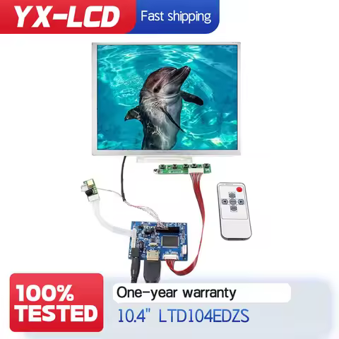 10.4 inch 1024x768 4:3 LTD104EDZS LCD Display with HD MI LCD Controller Board