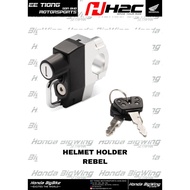 H2C HELMET HOLDER FOR HONDA REBEL OFFER PROMOSI CLEAR STOCK