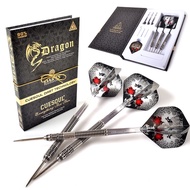 CUESOUL Dragon 22g/24g/26g Tungsten Steel Tip Darts,Dart Barrel with  Grey Titanium Coated