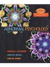 【老殘二手】《ABNORMAL PSYCHOLOGY 9/E 2004》ISBN:0471449105│John Wiley &amp; Sons│DAVISON/NEALE/KRING著│有污漬