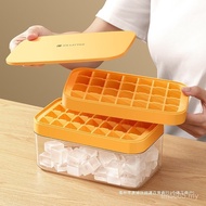 Ice Cube Food Grade Silicone Refrigerator Mold Ice Storage Household Storage Box Ice Cube Large Capa
