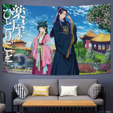 T-The A-Apothecary D-Diaries Tapestry Decoration Bedroom Dormitory Background Cloth Holiday Home Par