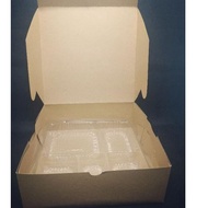 Kraft Box Guarantee 20x20 | 25 pcs | Rice Box | Box Food Packaging 20x20 Chocolate 25 Sheets