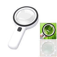LazaraSale Magnifying Glass with Light30X High Power Jumbo Lighted Magnifier Lens for Seniors Readin