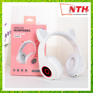 [HCM]HEADPHONE WIRELESS HXZ-B39 - LED CAT EAR ( MÀU NGẪU NHIÊN )