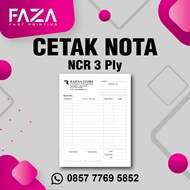 cetak nota 3 ply 1 rim