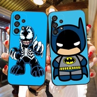 Cartoon Venom Spiderman Batman Soft Black Silicon TPU Cell Phone Case For  Samsung Galaxy A23 A20 A14 A13 A12 A11 A10 A9 A8 A7 A6 A5 A05 A04 A03 F12 M12 S E Star Plus 5G