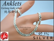 925 Silver Bangle Anklet Rantai Kaki Bangle